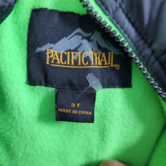Pacific Trail 3T Water & Wind Resistant Gray/Green Jacket 72523-0342 - Picture 6 of 8